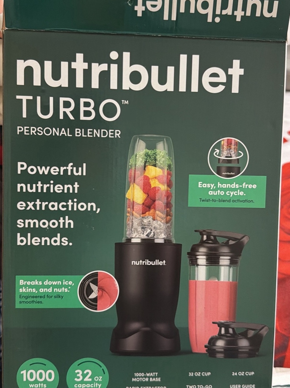 Nutribullet TURBO Personal Blender — Black